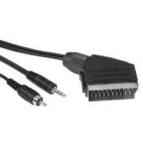 Hama SCART vidlice - cinch jack 3,5mm vidlice, 10m