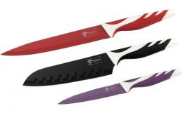 3 dílná sada barevných nožů - Royalty Line Switzerland - zvětšit obrázek