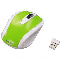 Hama bezdrátová optická myš AM-7200, bílo-zelená - zvětšit obrázek